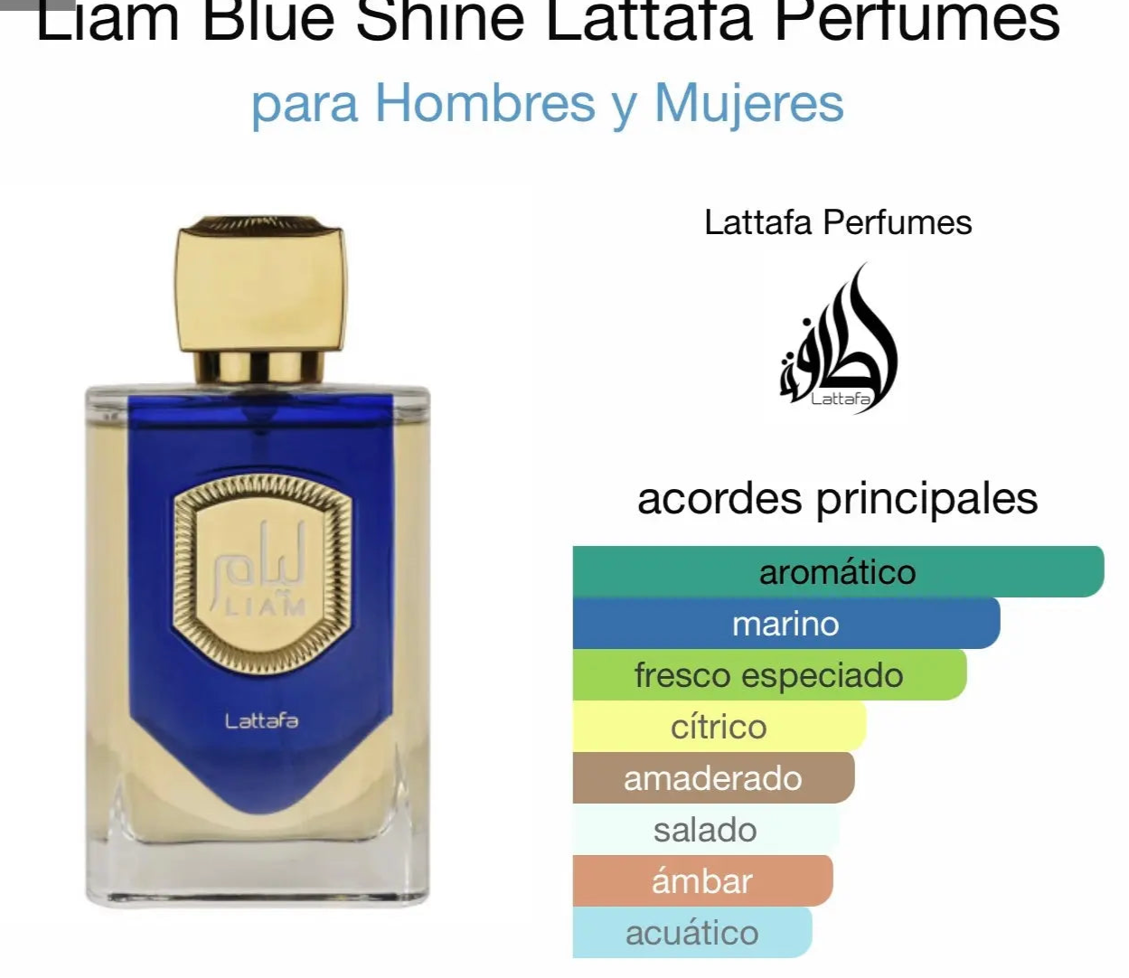 LIAM BLUE SHINE Lattafa Perfumes Lattafa