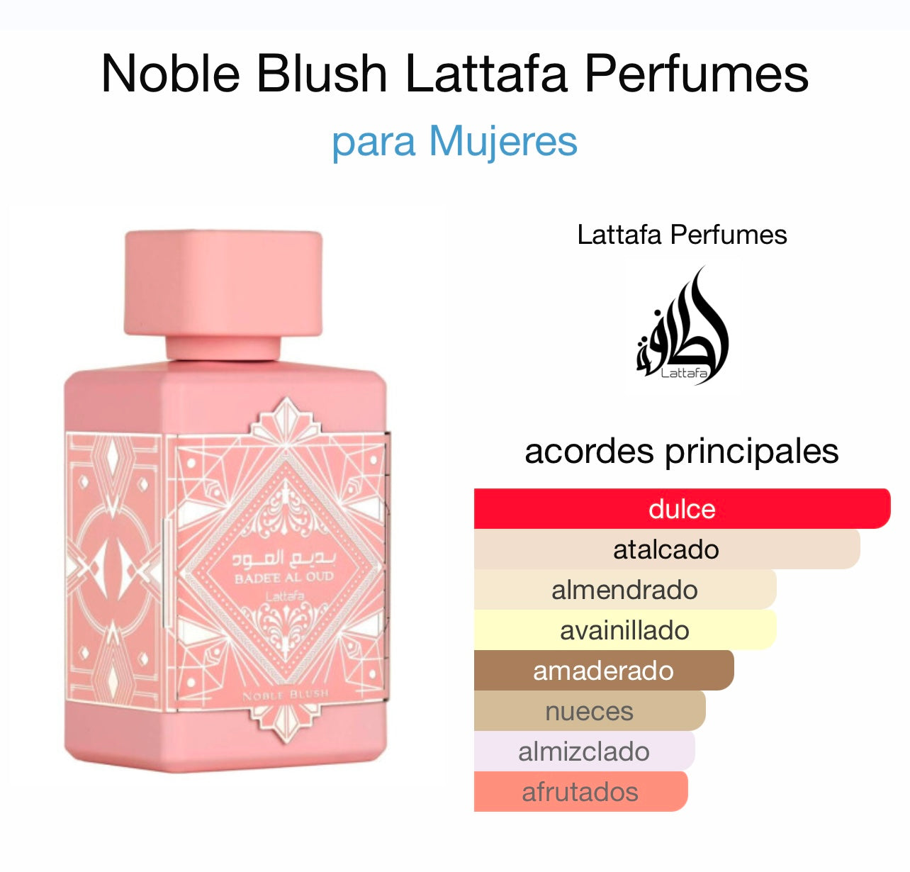 Noble Blush Lattafa Perfumes L A T T A F A
