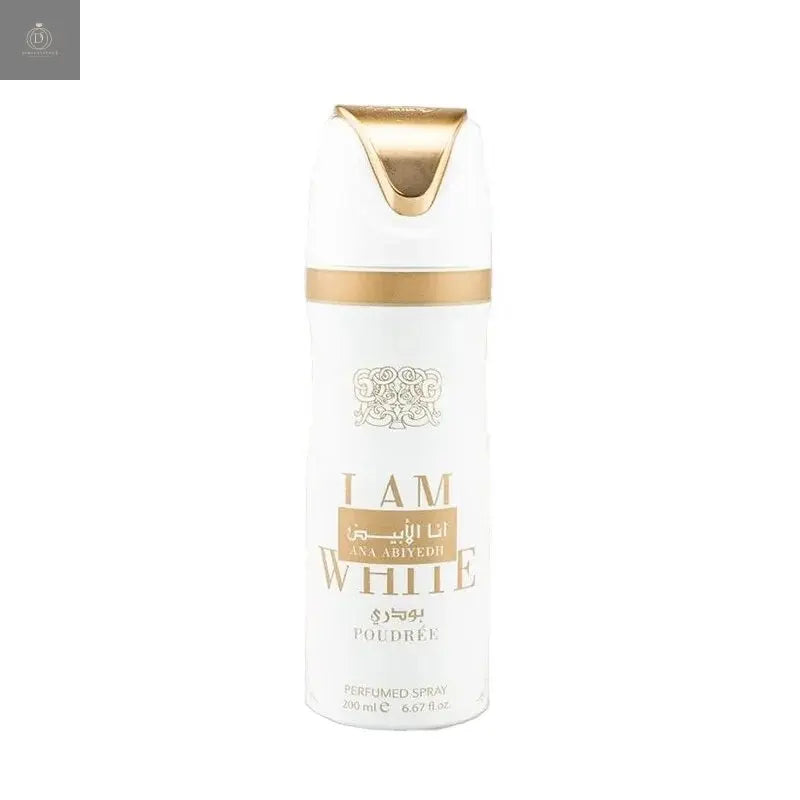 I am white poudre spray Lattafa - Ana Abiyedh Poudré - Dubai Essence
