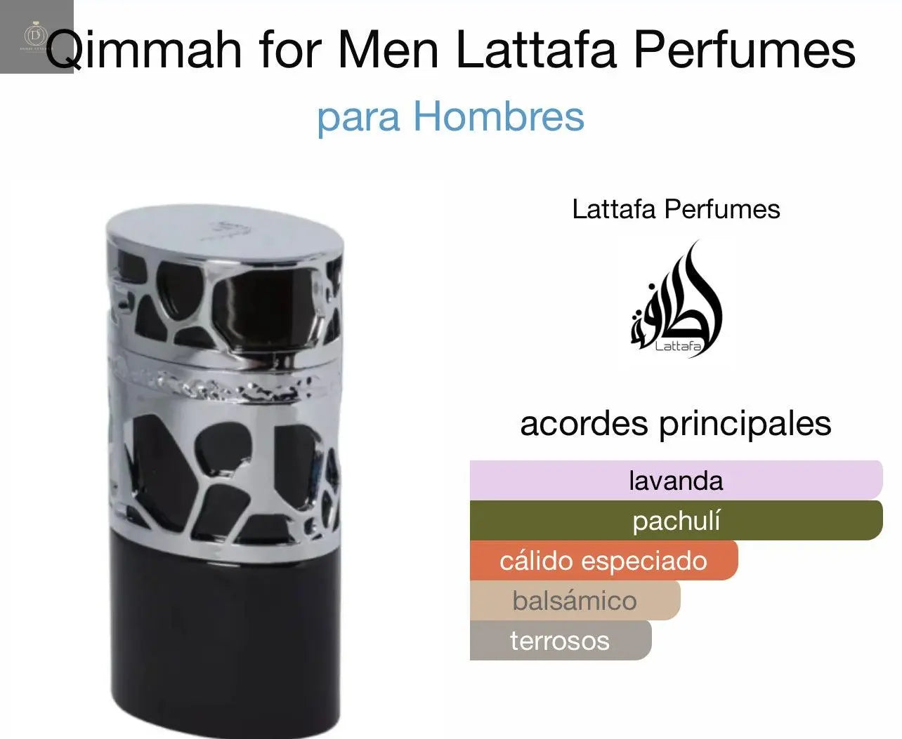 Qimmah Lattafa hombre 100 ml - Lattafa Eau de parfum - Dubai Essence