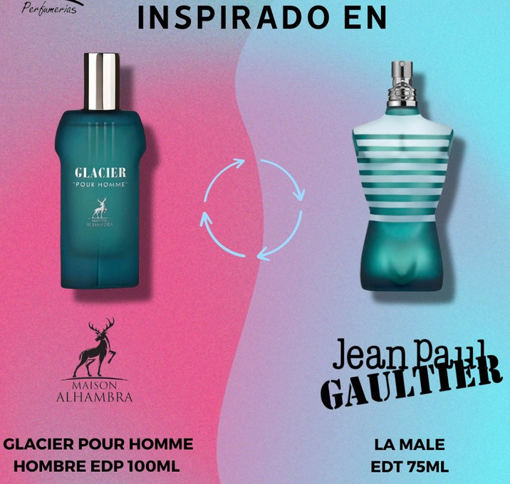 GLACIER POUR HOMME Maison Alhambra 100ml - Dupe Le Male Jean Paul Gaultier