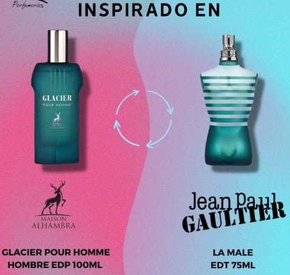 GLACIER POUR HOMME Maison Alhambra 100ml - Dupe Le Male Jean Paul Gaultier