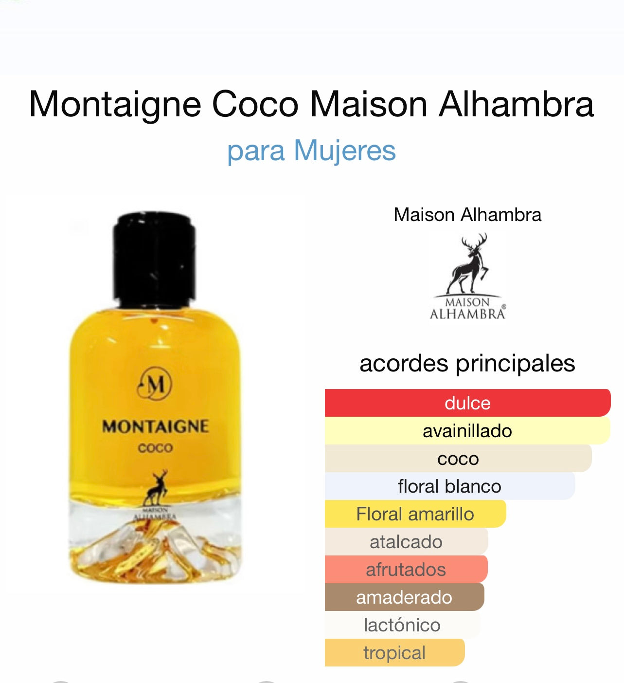 MONTAIGNE COCO Maison Alhambra MAISON ALHAMBRA