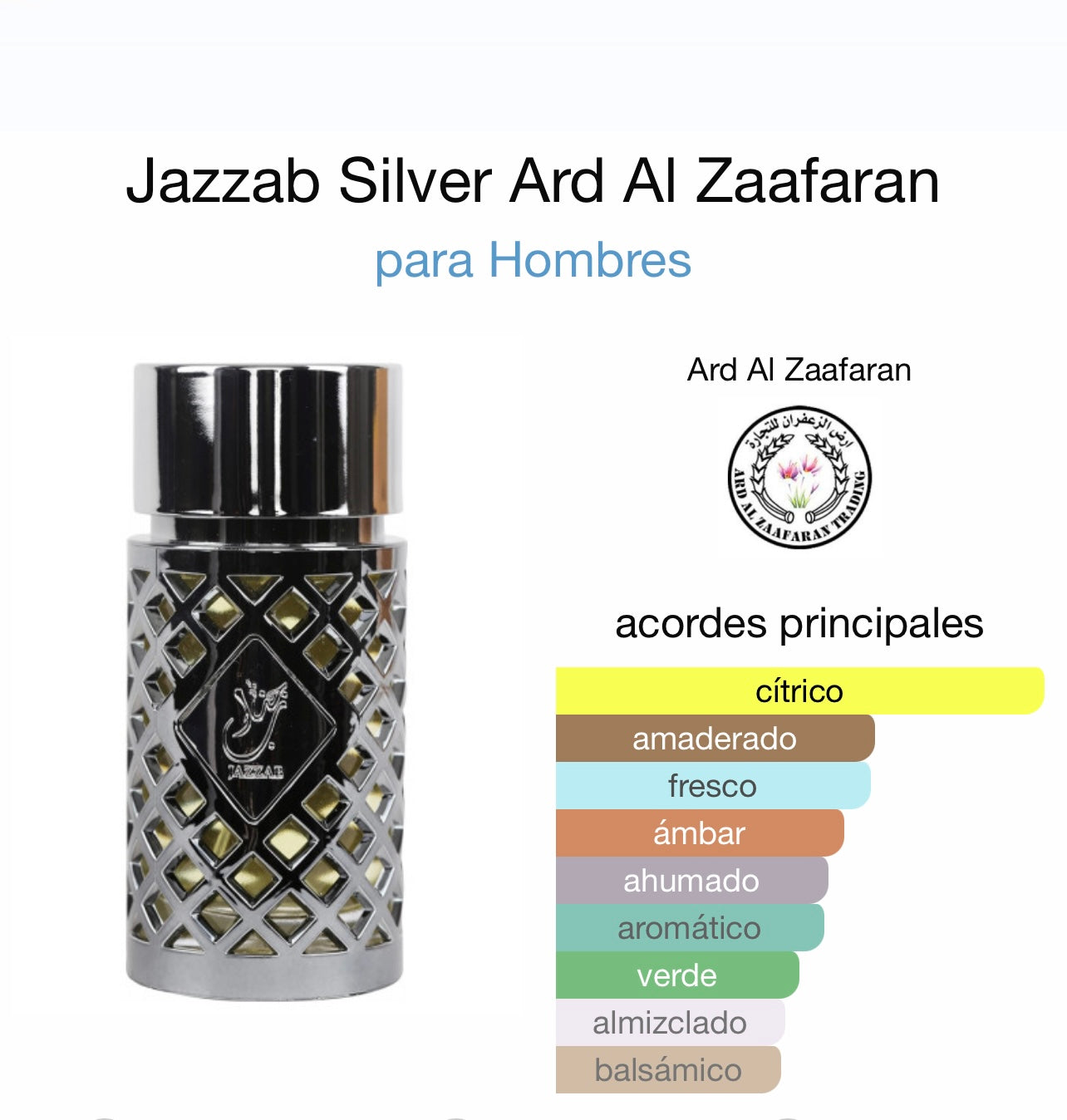 Jazzab Silver Ard Al Zaafaran ARD AL ZAAFRAN