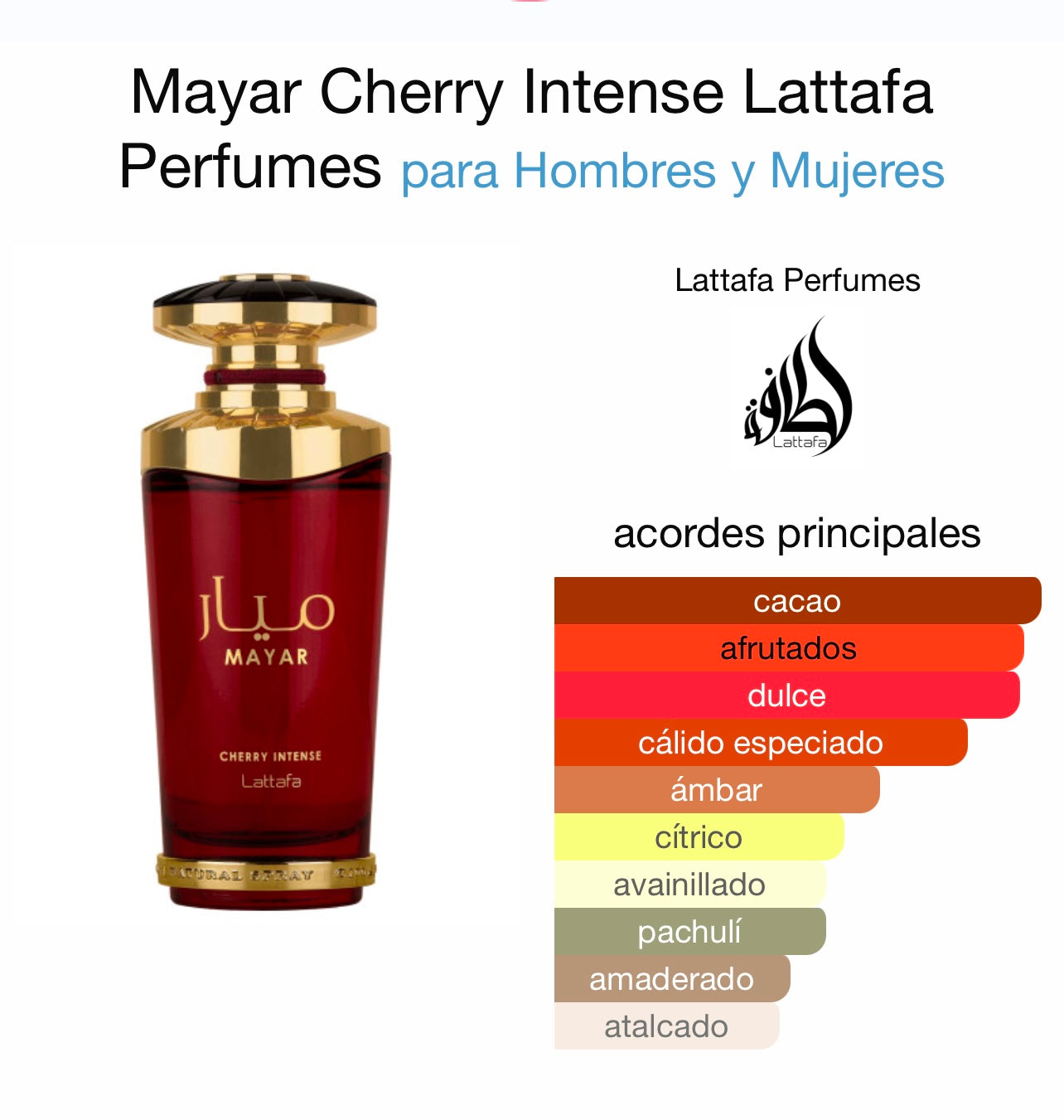 Mayar Cherry Intense Lattafa L A T T A F A