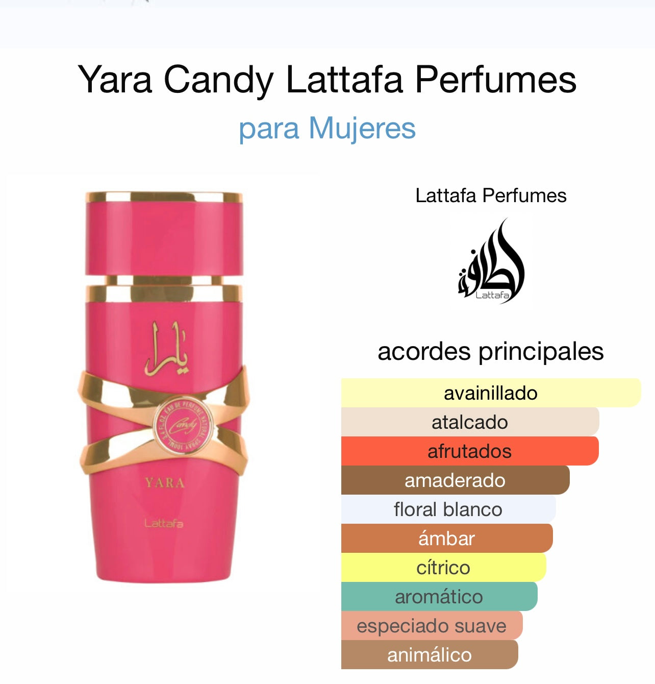 Yara Candy Lattafa Perfumes Lattafa