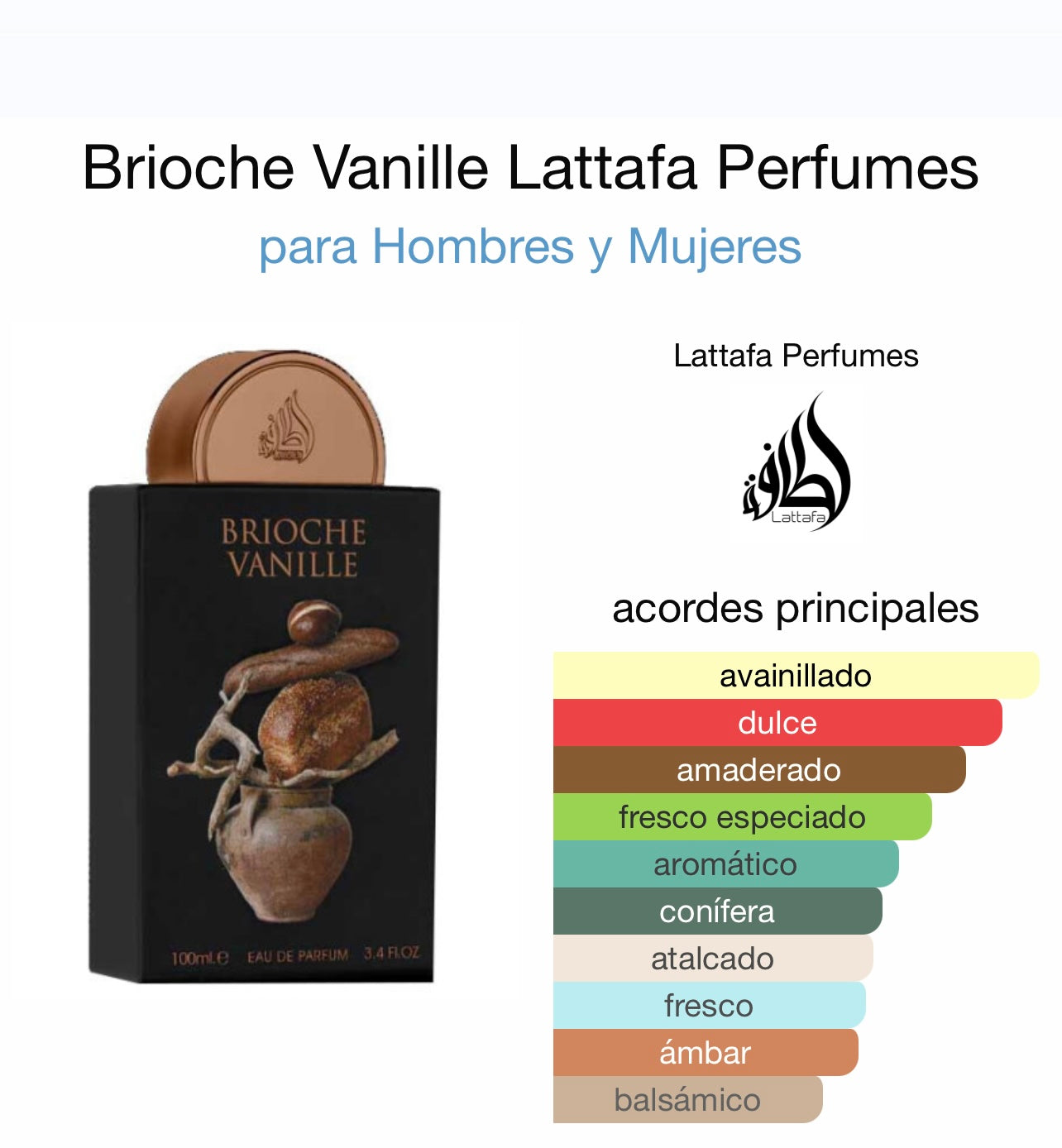 Brioche Vanille Lattafa Pride Lattafa PRIDE