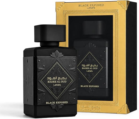 Badee Al Oud Black Exposed de LATTAFA 100ml- Perfumes arabes originales Dubai