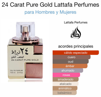 24 CARAT PURE GOLD Lattafa Perfumes - Dubai Esencias