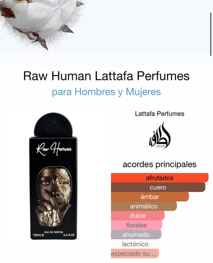 Raw Human Lattafa Perfumes Lattafa