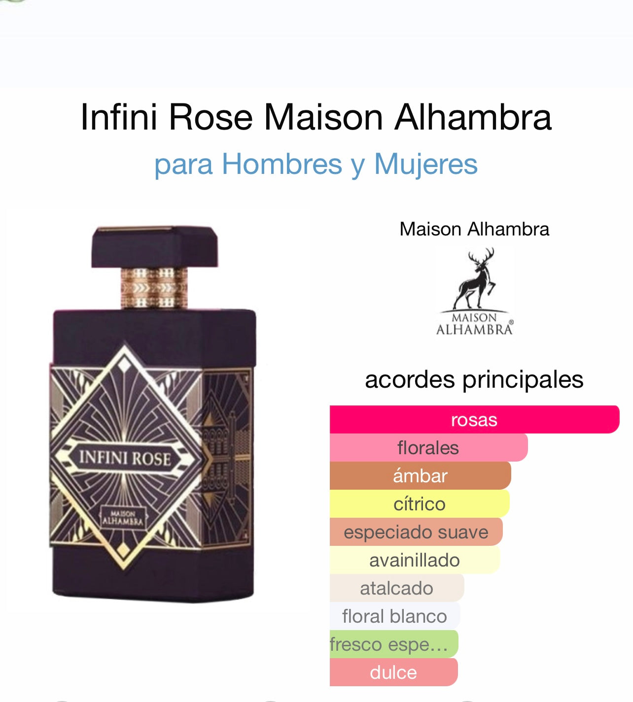 Infini Rose Maison Alhambra MAISON ALHAMBRA