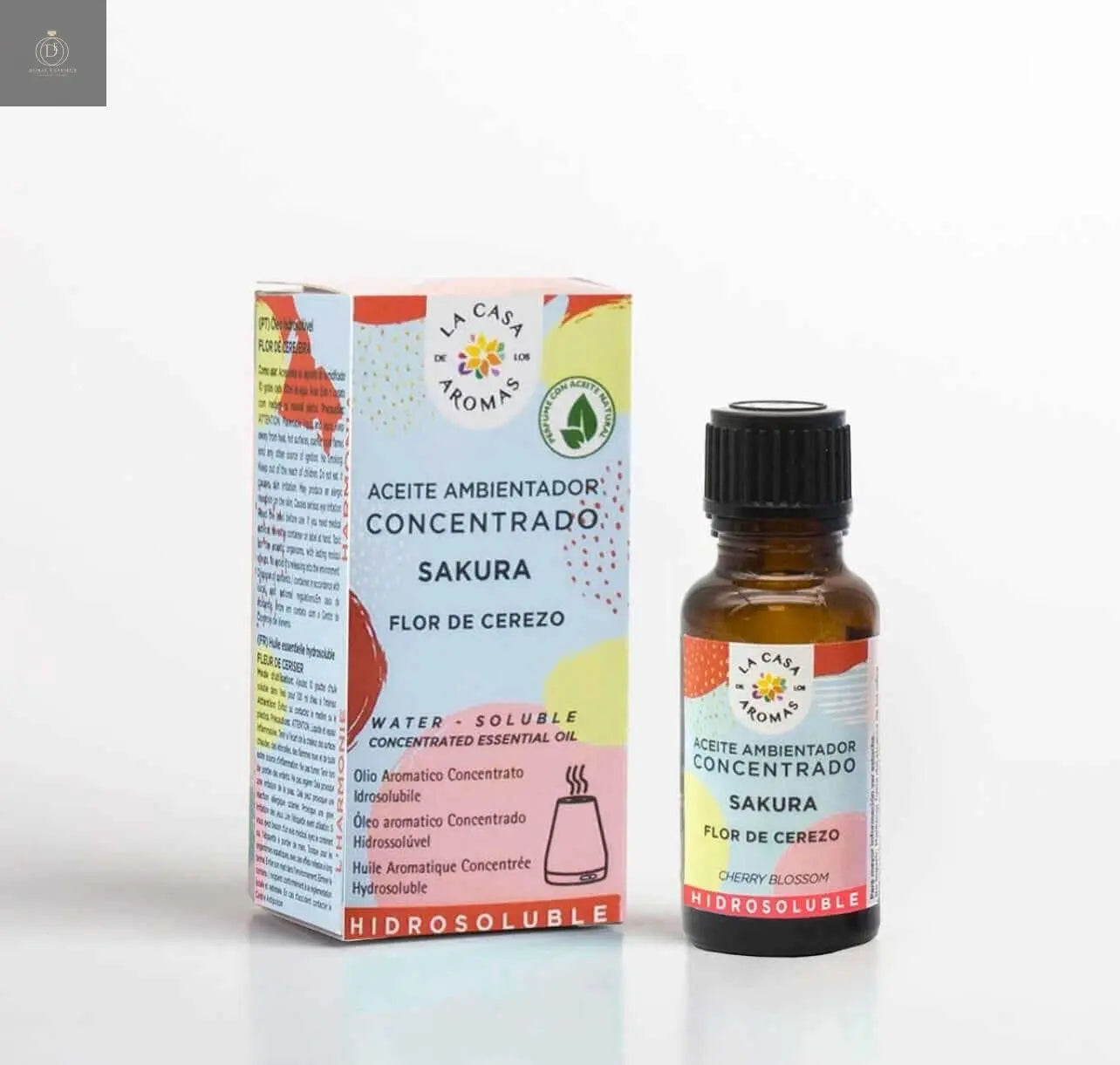 Aceite Aromático Concentrado Hidrosoluble Sakura 18ml - Dubai Esencias