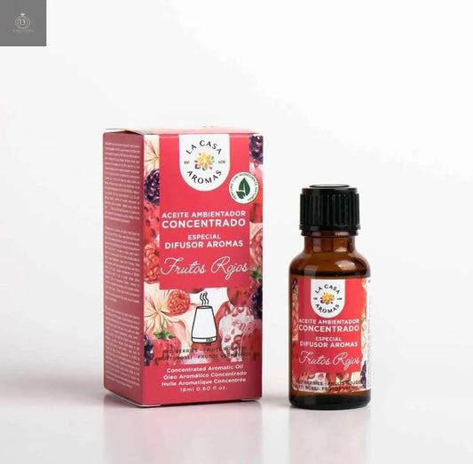 Aceite aromático concentrado hidrosoluble frutos rojos 18ml - Dubai Esencias