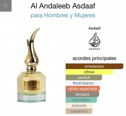 Andaleeb Asdaaf Lattafa 100 ml - Dubai Esencias