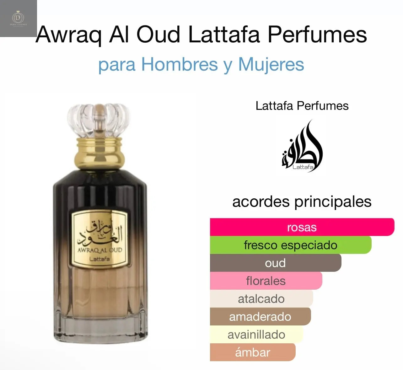 Awraq Al Oud Lattafa 100 ML Lattafa