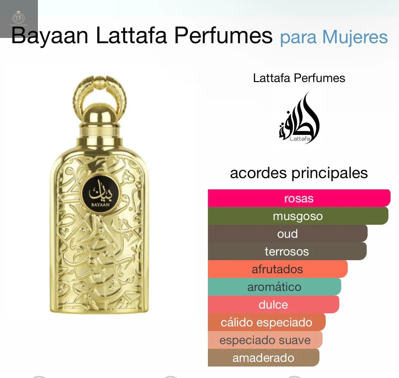 Bayaan Lattafa Perfumes - Dubai Esencias