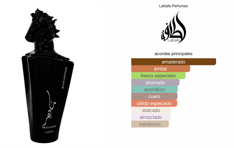 Maahir Black Edittion Lattafa - 100ml - Eau de Parfum - Made in Dubai - Dubai Esencias