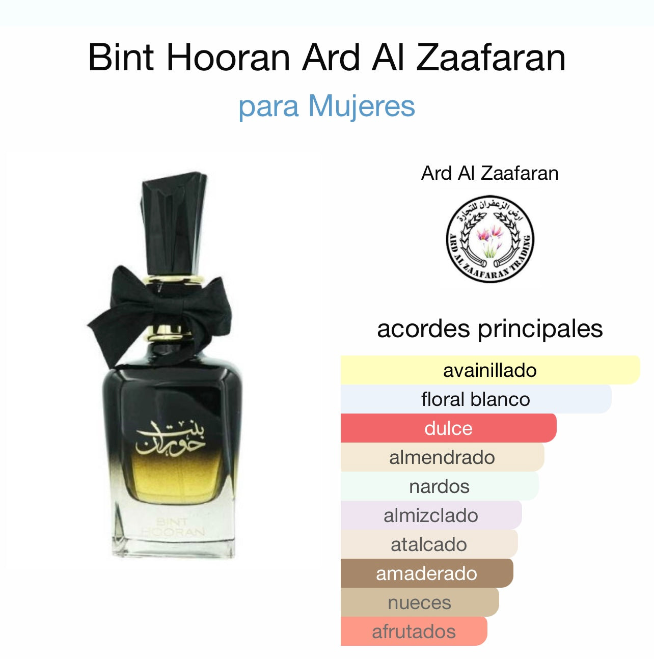 BINT HOORAN Ard Zaafaran - Dubai Esencias