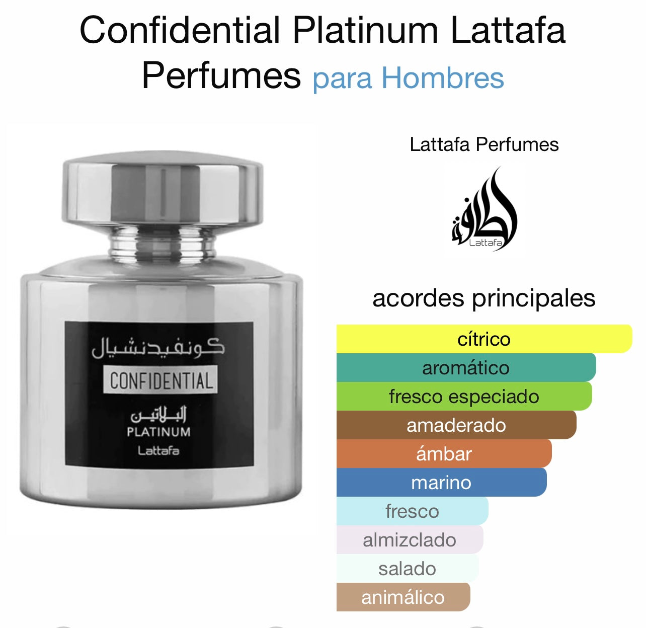 Confidential silver Lattafa