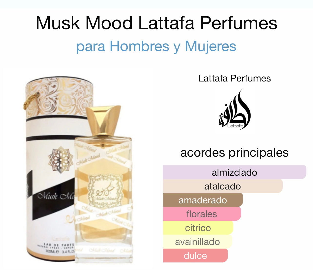 Musk Mood Lattafa Perfumes - Dubai Esencias