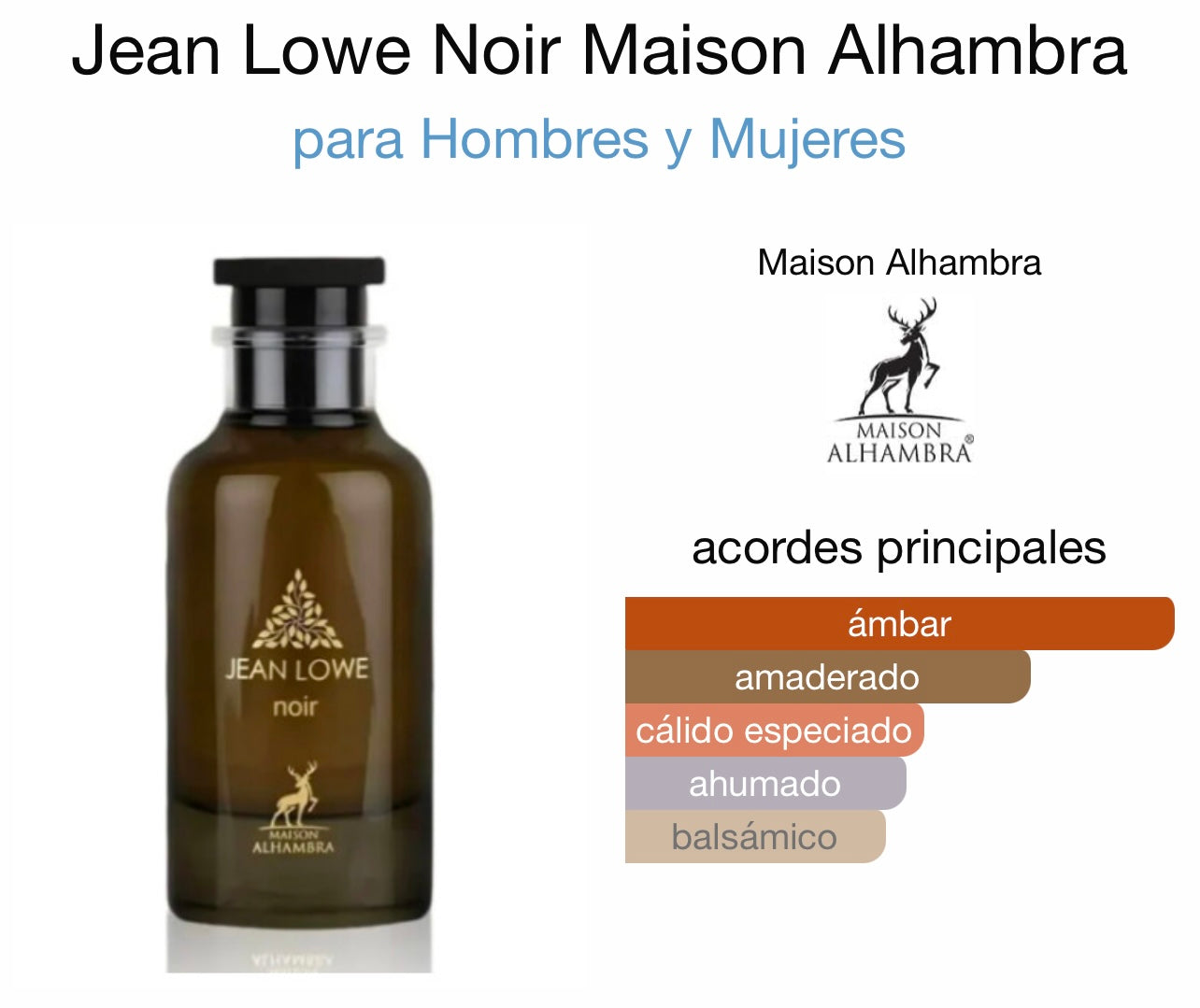 JEAN LOWE NOIR Maison Alhambra