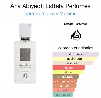 Ana Abiyedh Lattafa 60 ml - Dubai Esencias