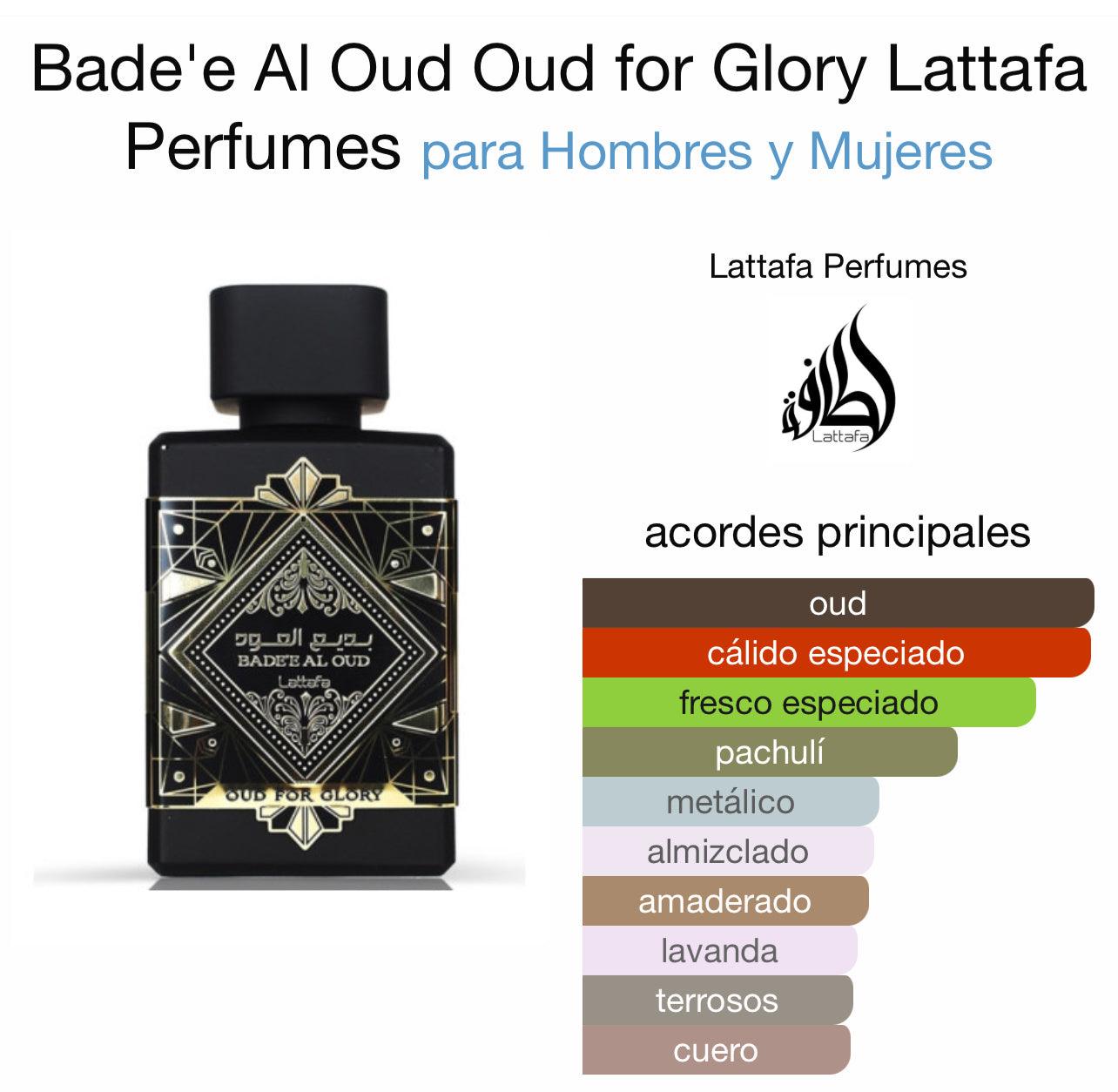 Badee Al Oud For Glory Lattafa 100 ml - Dubai Esencias