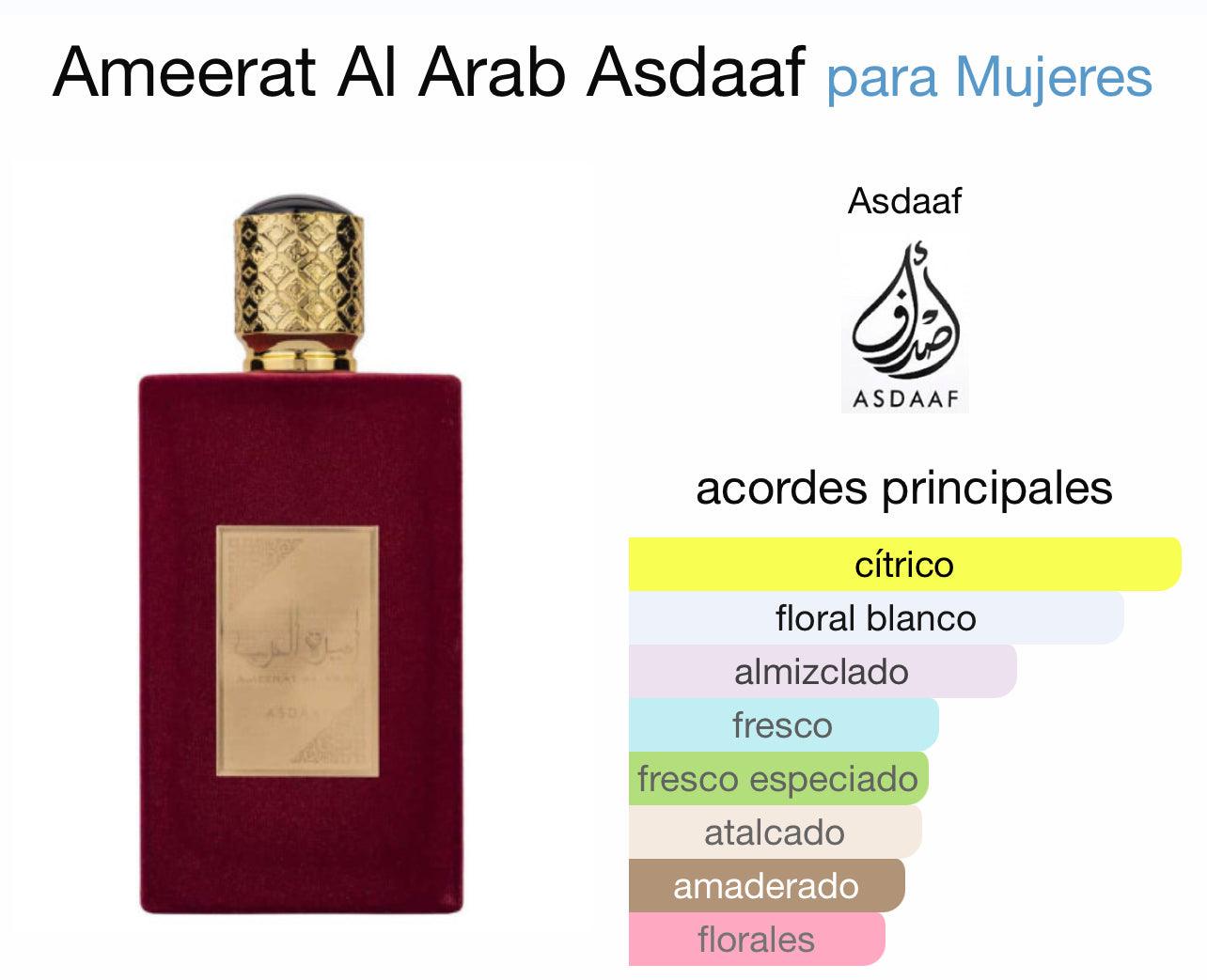 Ameerat al arab 100 ml Asdaaf - Dubai Esencias