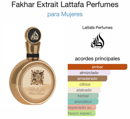Fakhar Lataffa Gold 100 ml - Dubai Esencias