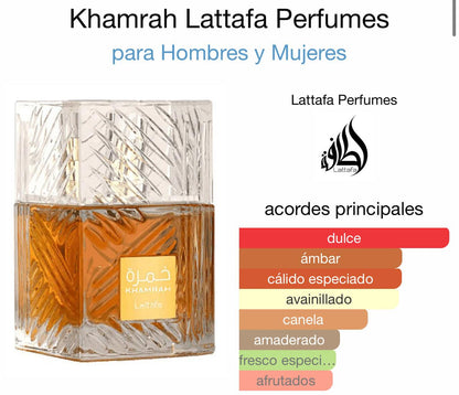 Kamrah Lattafa 100 ml - Dubai Esencias