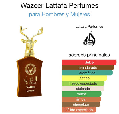 Al Noble Waazer Lattafa 100 ml - Dubai Esencias