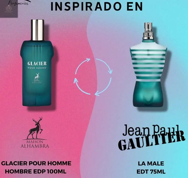 GLACIER POUR HOMME Maison Alhambra 100ml - Dupe Le Male Jean Paul Gaultier MAISON ALHAMBRA