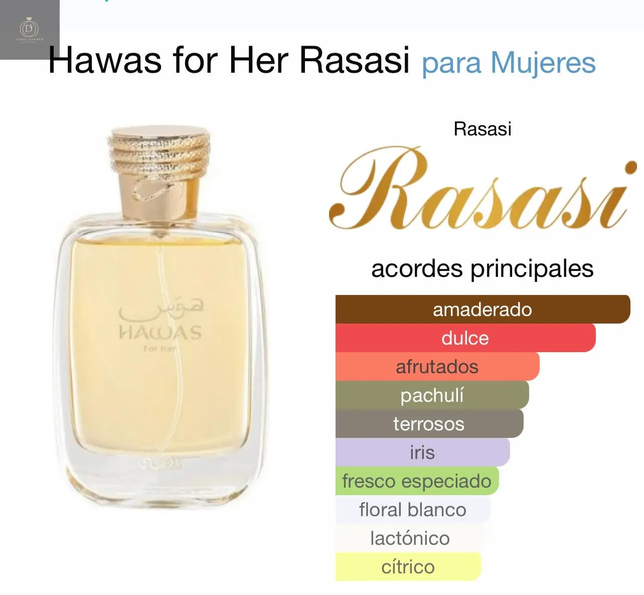 Hawas for Her Rasasi 100 ML Rasasi