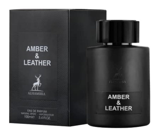 Amber & Leather By Maison Alhambra 100ml