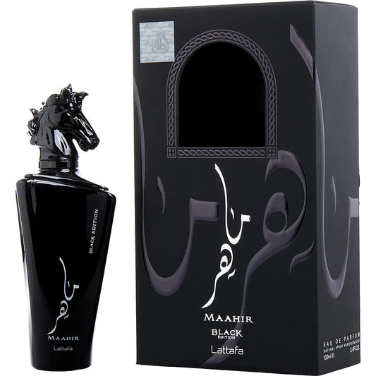 Maahir Black Edittion Lattafa - 100ml - Eau de Parfum - Made in Dubai - Dubai Esencias