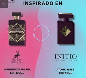 INFINI ELIXIR Maison Alhambra - 100 ml - Dupe Initio Atomic Rose MAISON ALHAMBRA