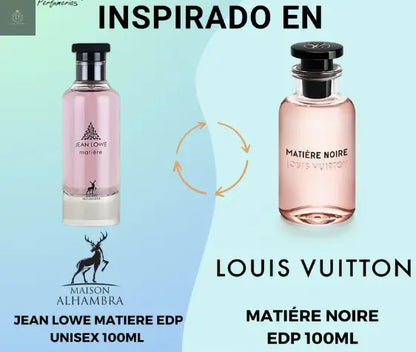 JEAN LOWE MATIÈRE - Maison Alhambra - 100 ml - Dupe Louis Vuitton Matiere Noire MAISON ALHAMBRA