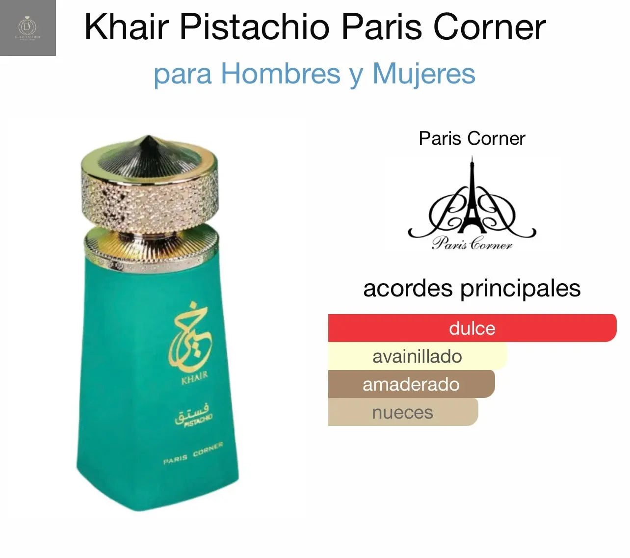 Khair Pistachio Paris corner 100 ml Paris corner