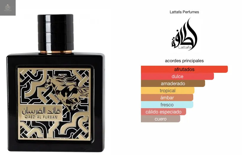 Lattafa Qaed Al Fursan Eau de Parfum para hombre 90 ml - Dubai Esencias