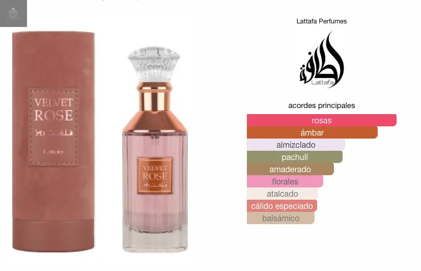 Lattafa Velvet Rose Eau de Parfum - 100Ml - Dubai Esencias