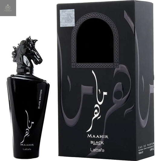 Maahir Black Edittion Lattafa - 100ml - Eau de Parfum - Made in Dubai - Dubai Esencias