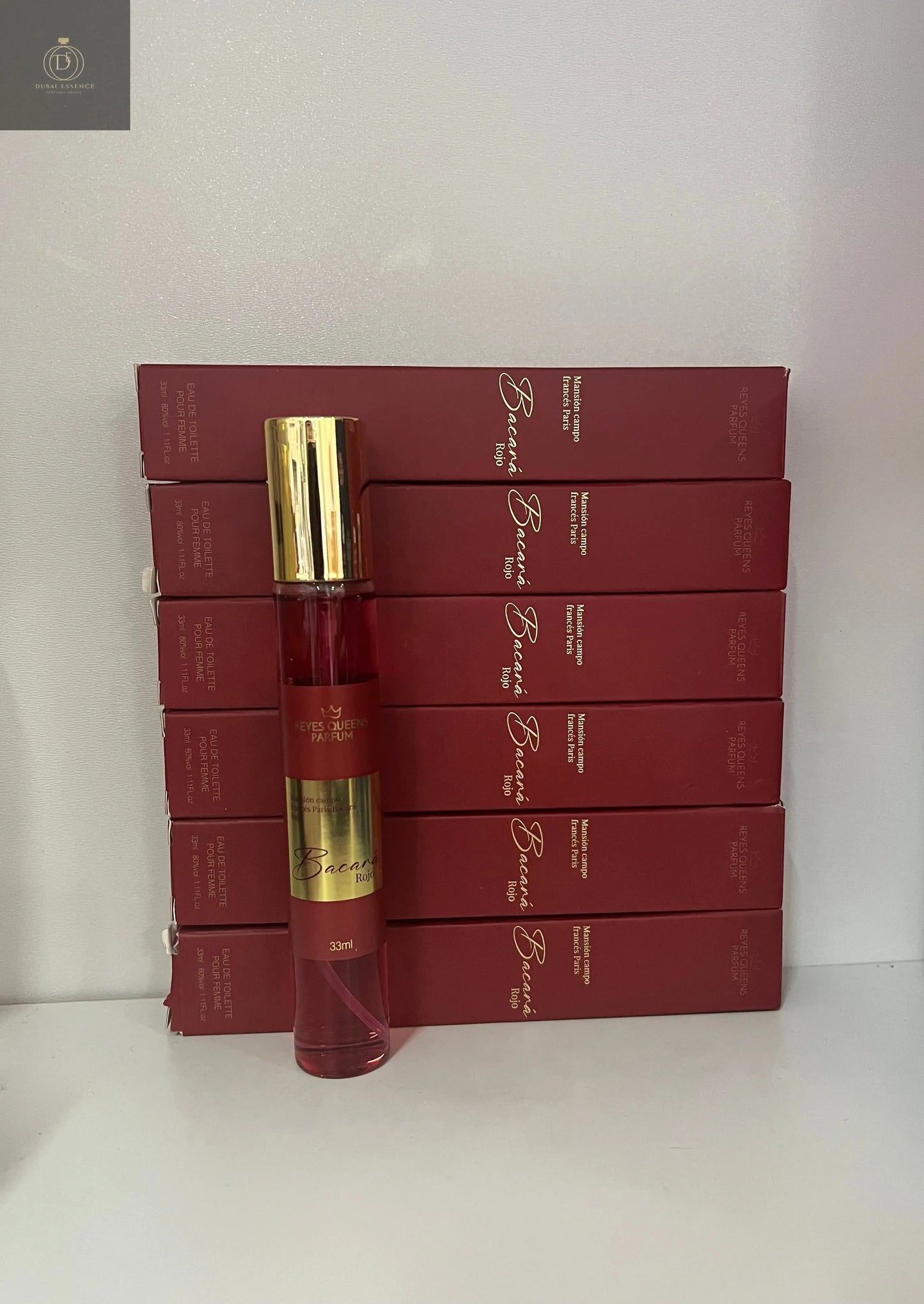 Mini talla perfume Bacará rojo inspiración a Bakkarat rouge Reyes queens parfums