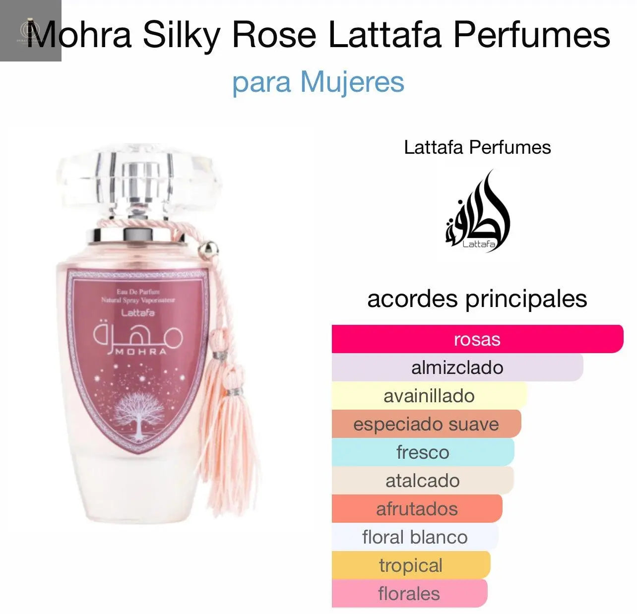 Mohra Silky Rose 100 ml - Dubai Esencias