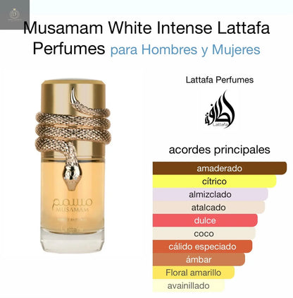 Musamam White Intense Lattafa Perfumes - Dubai Esencias