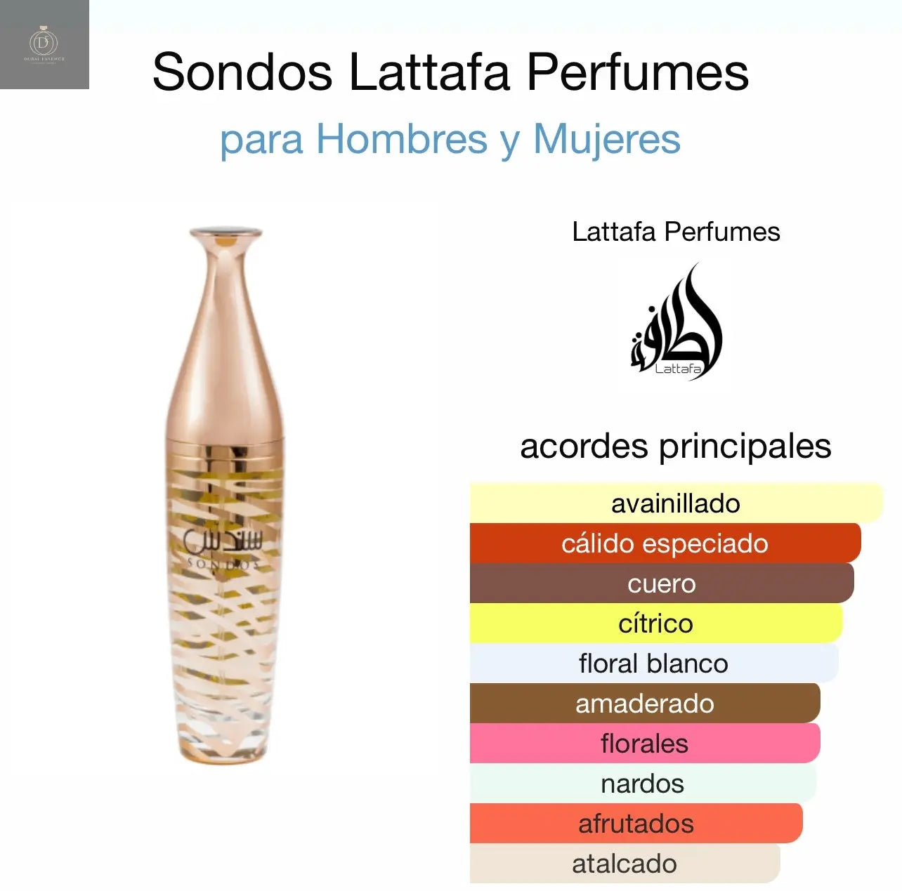 Sondos Lattafa Perfumes - Dubai Esencias