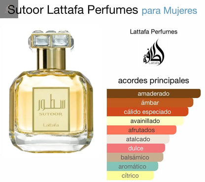 Sutoor Lattafa 100 ml - Dubai Esencias