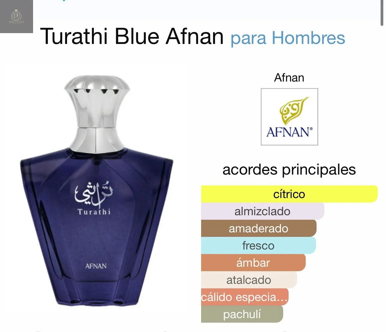 Turathi Blue Afnan Afnan